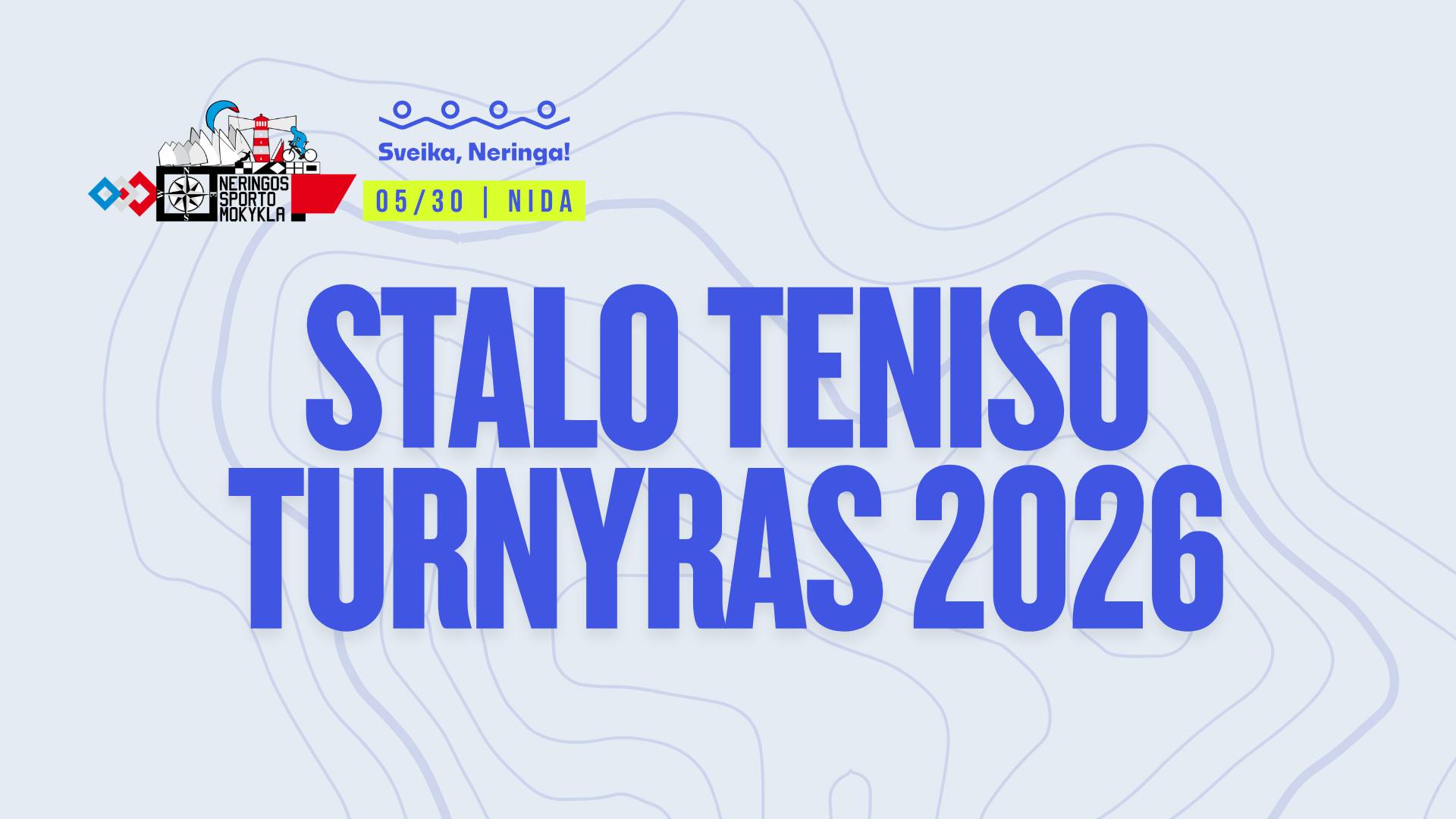 Stalo teniso turnyras 2026 Nidoje