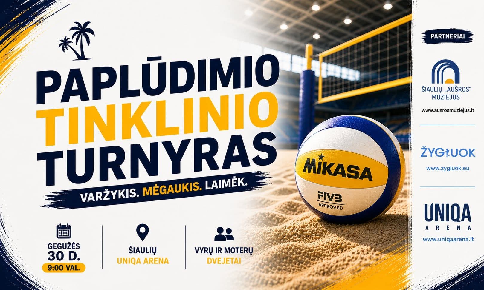 Žiemos Sezono Uždarymo Paplūdimio Tinklinio Varžybos