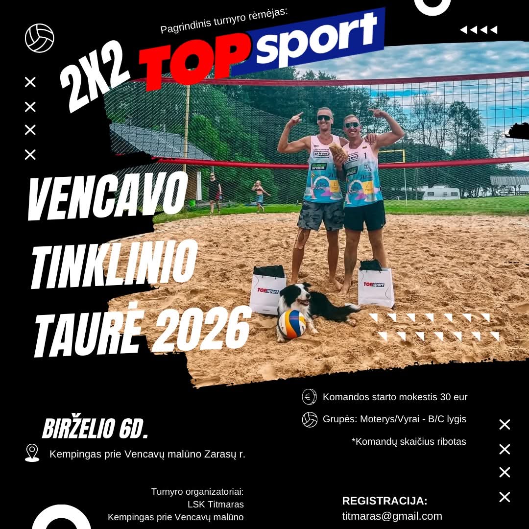 Vencavo Tinklinio Taurė 2026