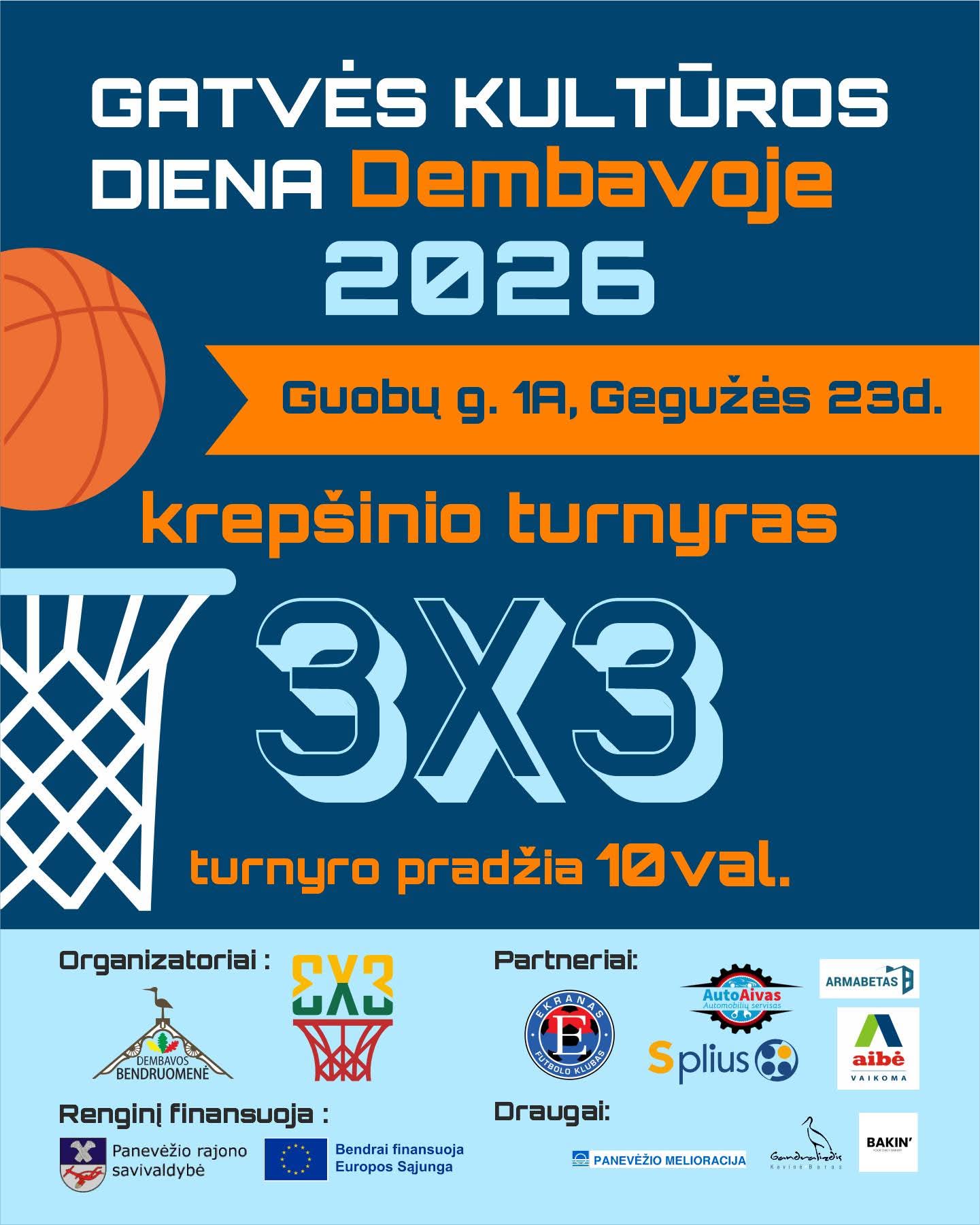 3x3 Krepšinio Turnyras Dembavoje