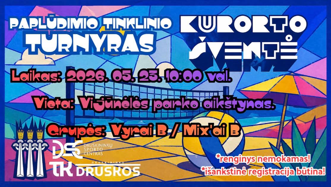 Druskininkų kurorto šventės tinklinio turnyras
